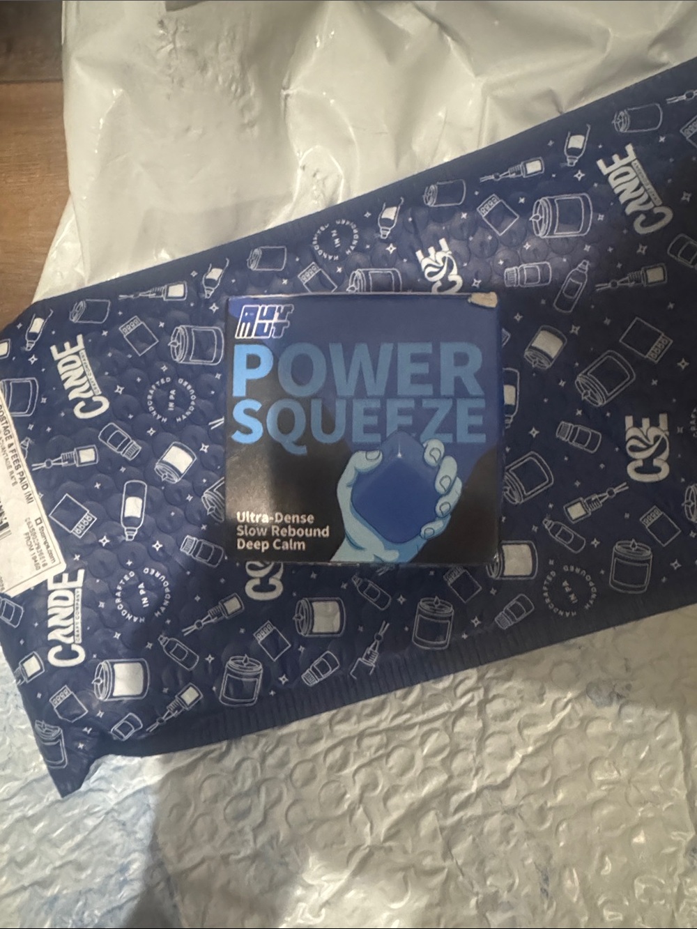 Squeeze Power Squeeze Stress Ball - Blue